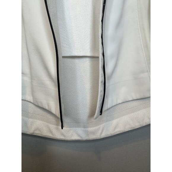 Women’s Lululemon Cross Chill Performance Jacket 6 White MISSING ZIPPER PULL - Picture 10 of 10